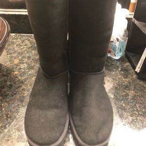 Size 9 black UGG tall boots